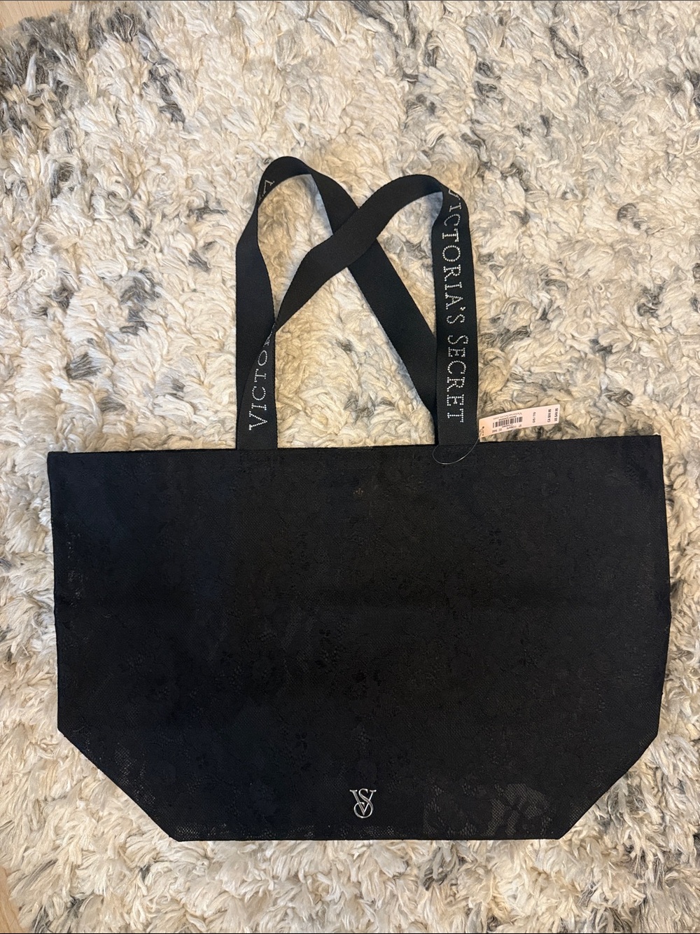Victoria's Secret Black Tote Bag NWT